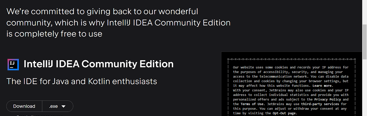Persetujuan Lisensi IntelliJ