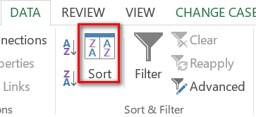 Kotak Dialog Custom Sort