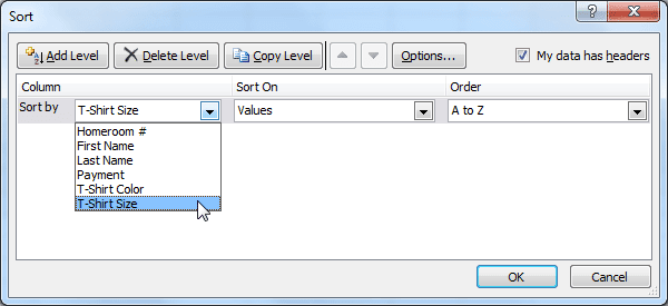 AutoFilter pada Excel